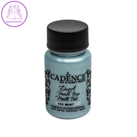 Farba akrylová Cadence D.Metalic, sv. tyrkys.,50ml