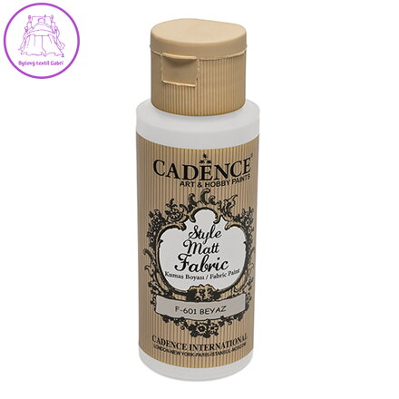 Textilná farba Cadence, Matt, biela, 59 ml