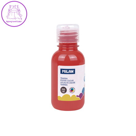 Barva temperová 125ml červená rumelka