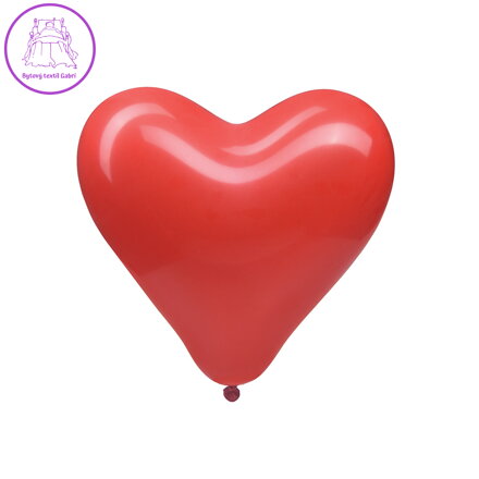 Balón L 35 cm, Srdce / 100 ks /