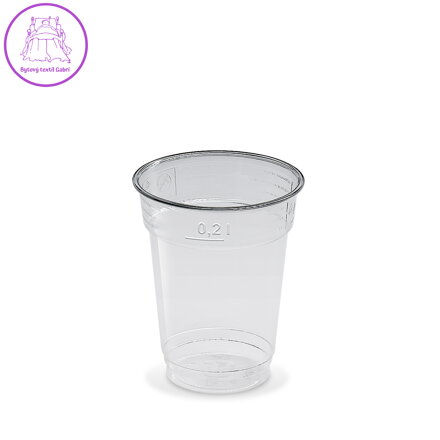 Pohár z PET 0,2 l (O 78 mm) [50 ks]