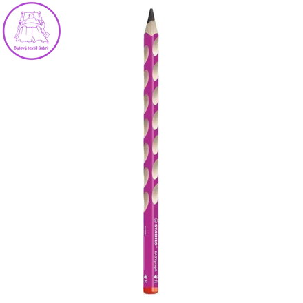 Tužka grafitová STABILO EASYgraph pro praváky - růžová