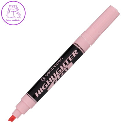 Zvýrazňovač CENTROPEN 8542 FLEXI PASTEL - růžový