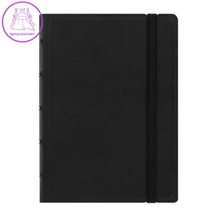 Filofax notebook kapesní černý