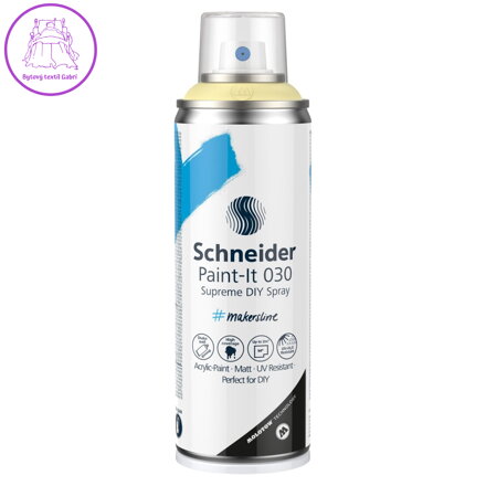 Akrylový sprej Schneider Paint-It 030 - světle žlutý