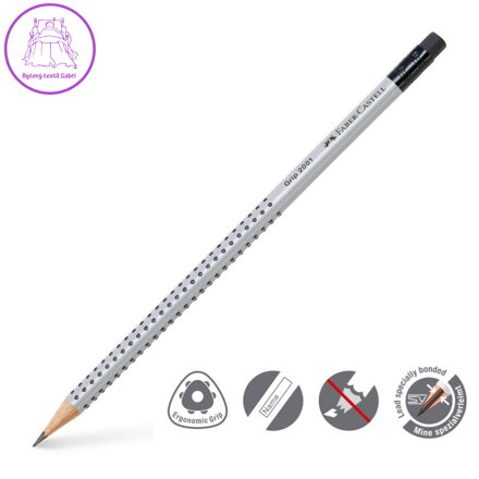 Tužka Faber Castell Grip 2001 s gumou B
