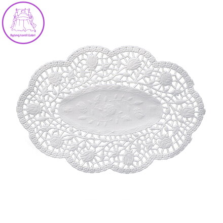 Krajky dekor. kulaté 30cm (100 ks v bal.)