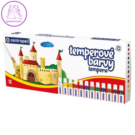 Barvy temperové CENTROPEN 9550/12 - 12 barev 12 ml