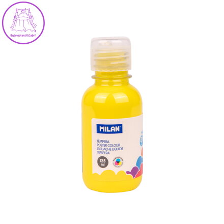 Barva temperová 125ml žlutá
