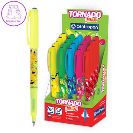 Pero kuličkové CENTROPEN 2675 Tornado Fruity