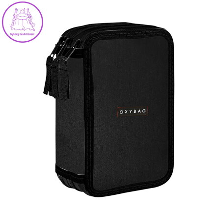 Penál 3 p. prázdný UNICOLOR black