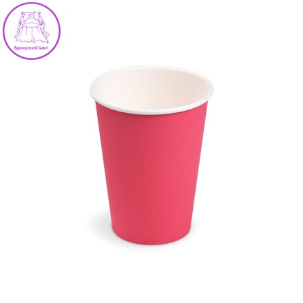 Papírový kelímek (FSC Mix) fuchsia Ø74mm 240ml [10 ks]