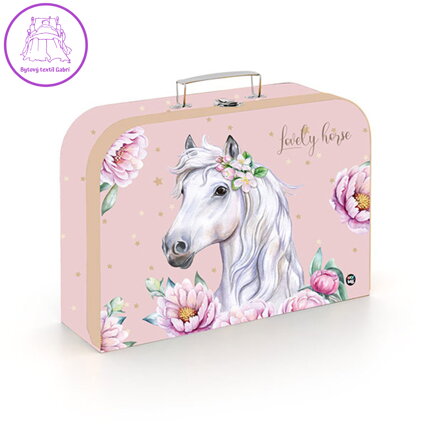Kufřík lamino 34 cm kůň romantic