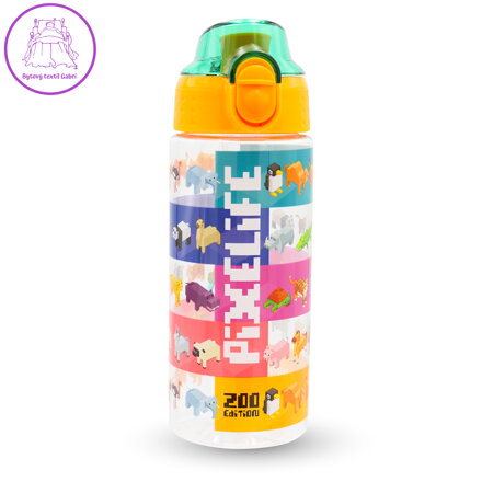 Láhev na pití JUNIOR S8 TRITAN 500 ml - Pixelife Zoo Edition