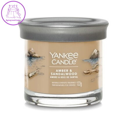 Svíčka Yankee Candle -  AMBER & SANDALWOOD