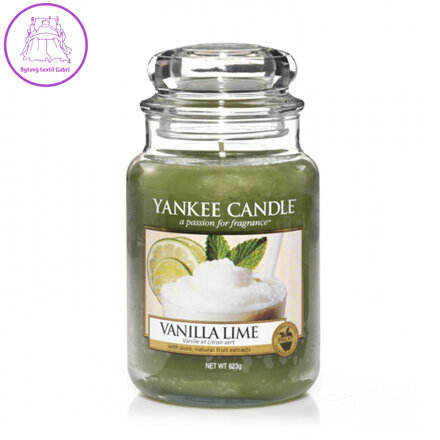 Svíčka Yankee Candle - Vanilla Lime, velká
