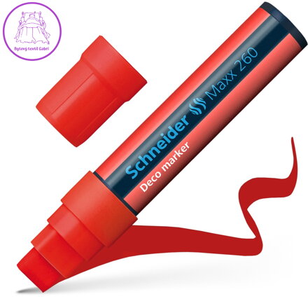 Křídový popisovač Schneider Maxx 260 - červený