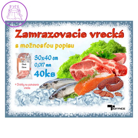 Zamrazovací sáčky 30x40cm, 40ks