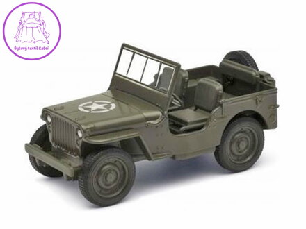 Jeep Willys MB 10,5cm kov zpětný chod 12ks v DBX