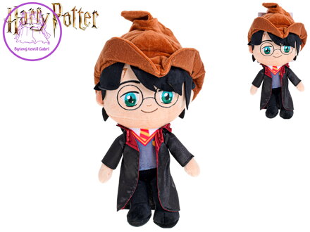 Harry Potter plyšový 31cm stojící v klobouku 0m+ na kartě