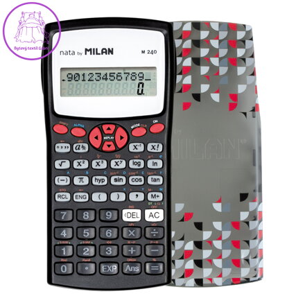 Kalkulačka MILAN vědecká 159110 Red, 240 funkcí