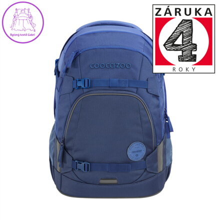 Školský ruksak coocazoo MATE, All Blue, certifikát AGR
