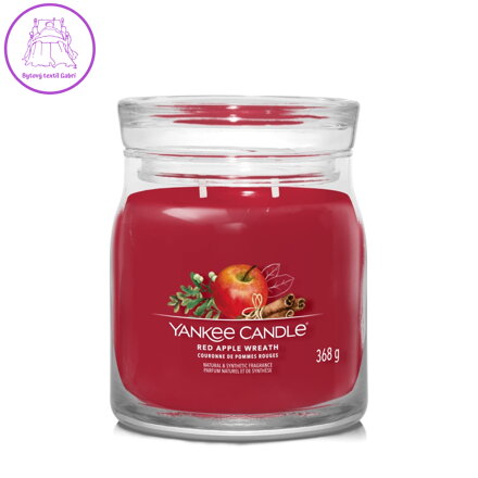 Svíčka Yankee Candle - Red Apple Wreath, střední