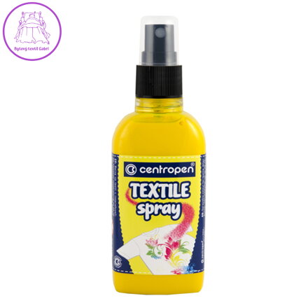 Sprej na textil CENTROPEN 1139 žlutý 110 ml