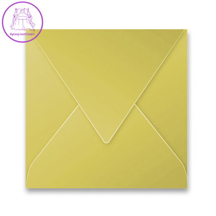 Obálka CF - 165x165 mm, zlatá 120g (20ks)