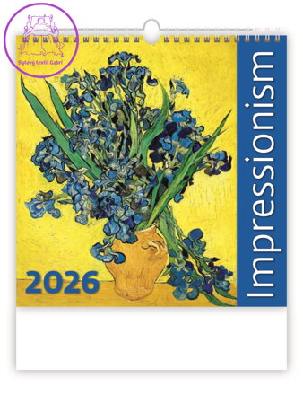 Nástěnný kalendář 2026 Impresionismus Nástěnný kalendář 2026 Impresionismus