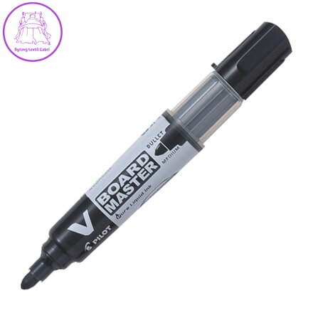 Popisovač na tabule, 2,3 mm, kuželový,PILOT, "V-Board Master", černý