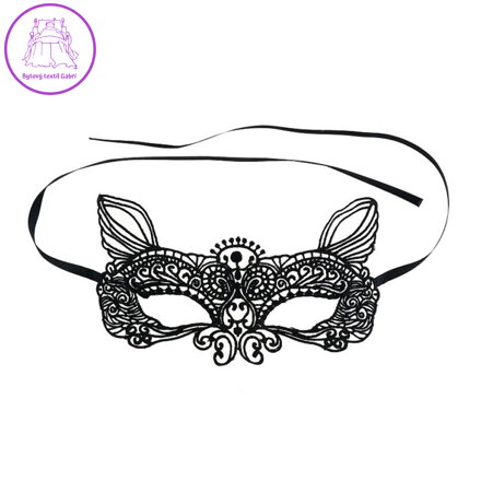 Maska Kočka pro dospělé, černá