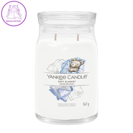 Svíčka Yankee Candle -  SOFT BLANKET, velká