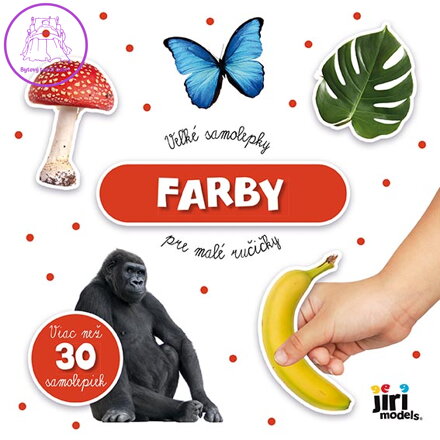 Samolepková knížka - Barvy (velké samolepky pro malé ručičky)