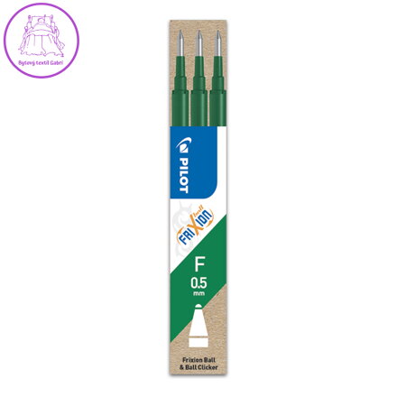 Náplň gumovací PILOT Frixion 0,5 mm/3 ks - zelená
