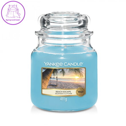 Svíčka Yankee Candle -  BEACH ESCAPE, střední