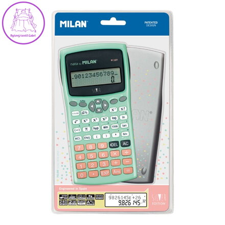 Kalkulačka MILAN 159110 vědecká Silver 240 funkcí