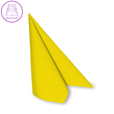 Obrousky Premium  40 x 40 cm žluté /50ks/