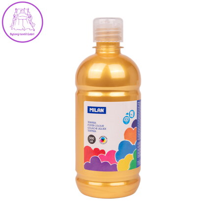 Barva temperová 500ml zlatá
