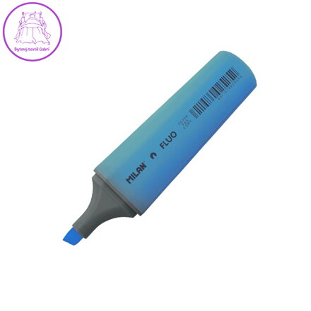 Zvýrazňovač MILAN Fluo Marker - modrý