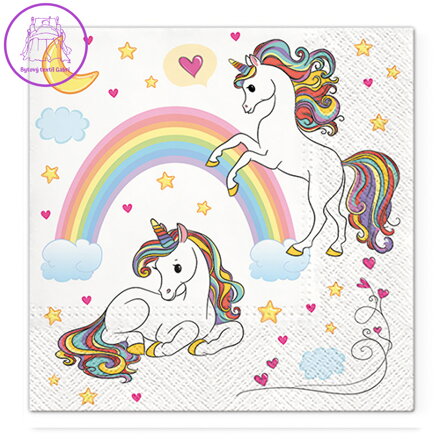 Obrúsky TaT 33x33cm Rainbow Party