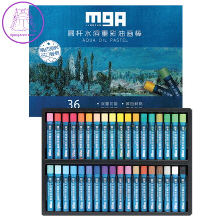 Pastel olejový M&G Aqua Oil Pastel - sada 36 ks