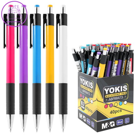Pero kuličkové M&G Yokis 0,7 mm - modré