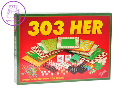 Společenská hra 303 her v krabičce