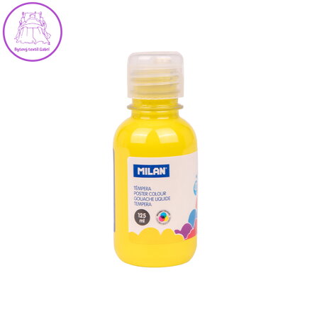 Barva temperová 125ml citronová žlutá