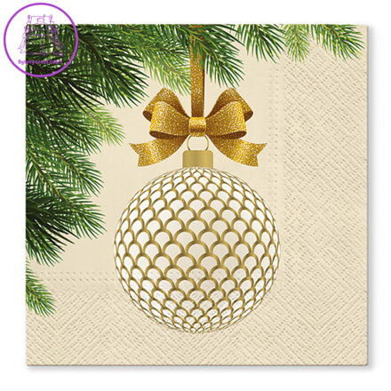 Ubrousky TaT 33x33 cm Golden Bauble