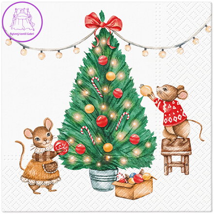 Ubrousky TaT 33x33cm Tiny Christmas
