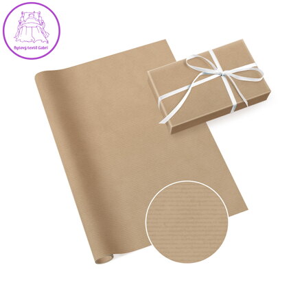 Dárkový papír 70 x 200 cm - Neutral Unicolor Kraft Dárkový papír 70 x 200 cm - Neutral Unicolor Kraft