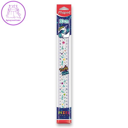 Pravítko MAPED "TWIST'N FLEX" Pixel Party ohybné, nelámavé, 30 cm
