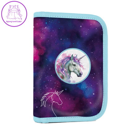 Penál 1 p. 2 chlopně, prázdný OXY GO Unicorn